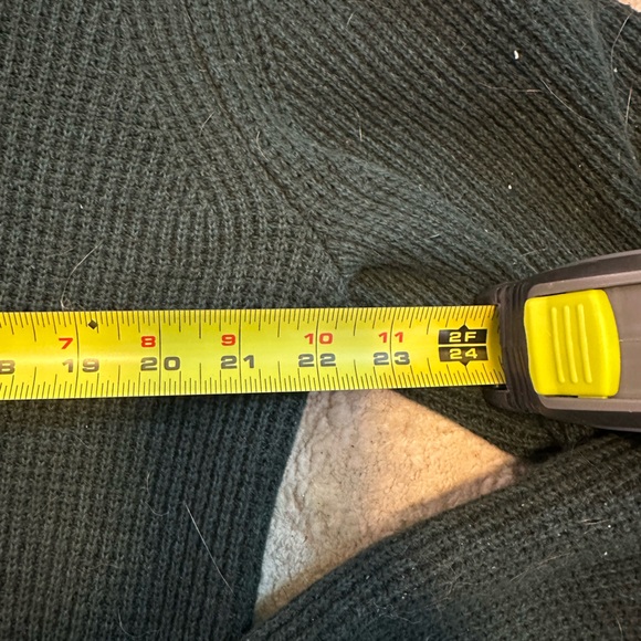 Gap 2 Half-Zip Ribbed Mock Neck Sweater Two Pack Men’s Large Green & Burgundy - Picture 6 of 7